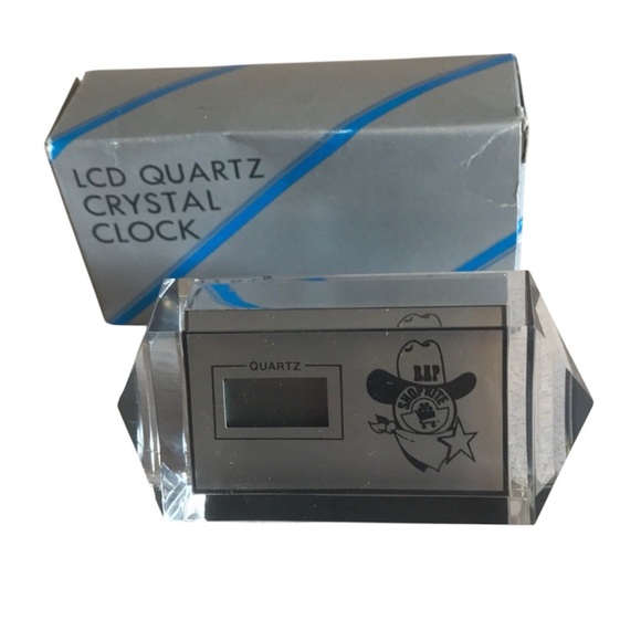 LCD Quartz Crystal Clock Shoprite - Picture 1 of 5